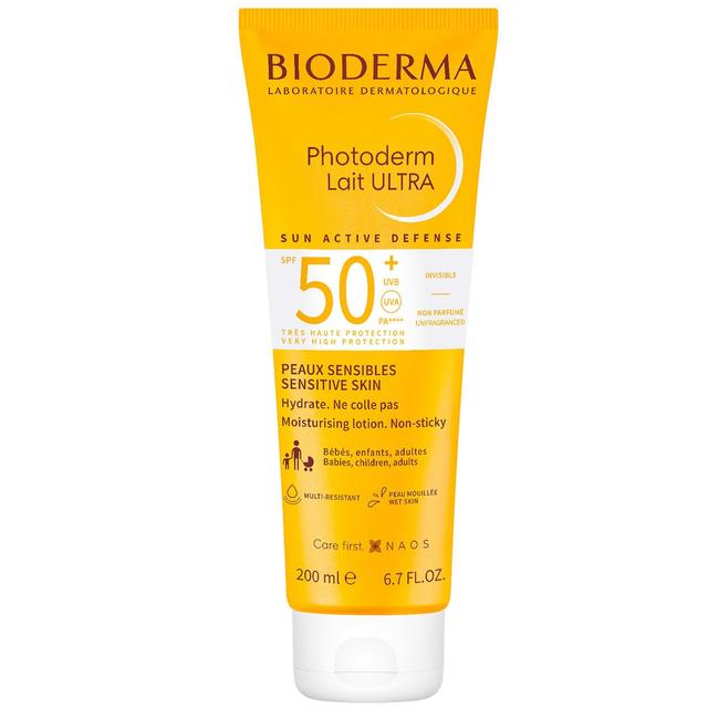 Bioderma Photoderm Lait Ultra SPF50+ Very High Protection Sunscreen 200ml on Productcaster.