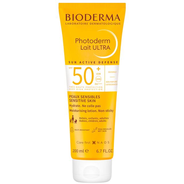 Bioderma Photoderm Lait Ultra SPF50+ Very High Protection Sunscreen 200ml on Productcaster.