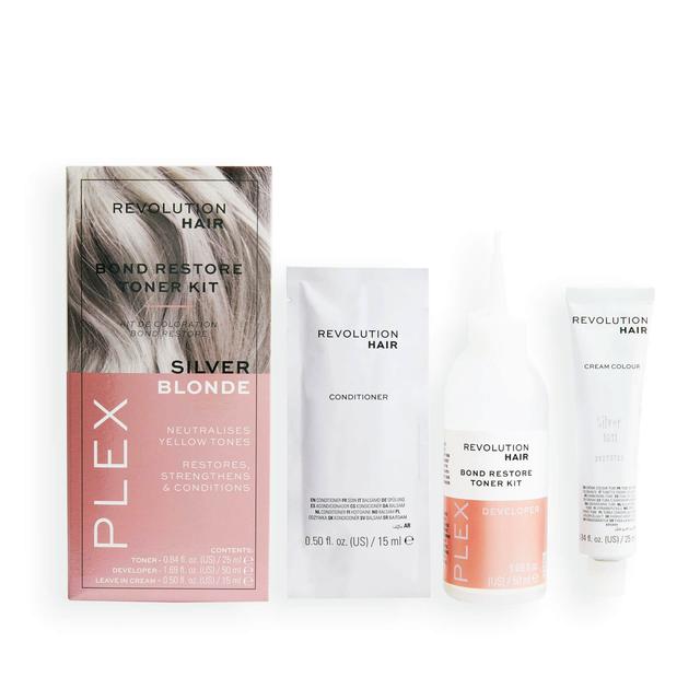 Revolution Haircare Plex Bond Restore Toner Kit (Various Shades) - Silver on Productcaster.