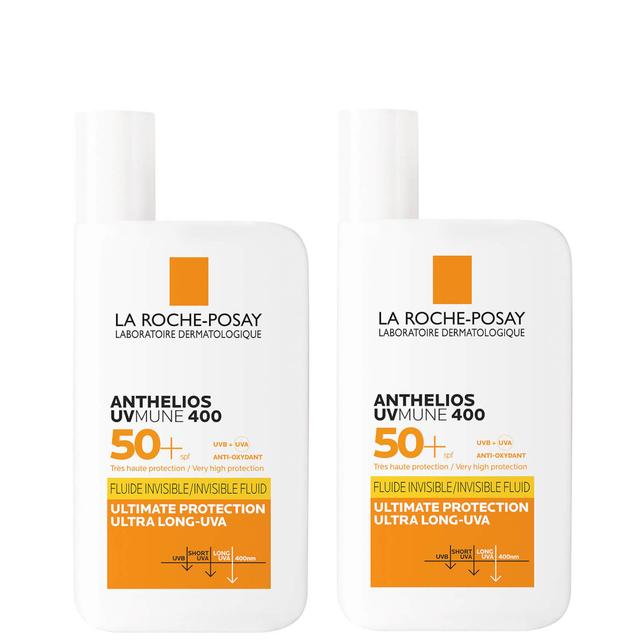 La Roche-Posay Anthelios UVMune 400 Invisible Fluid SPF50+ Sun Cream Duo on Productcaster.