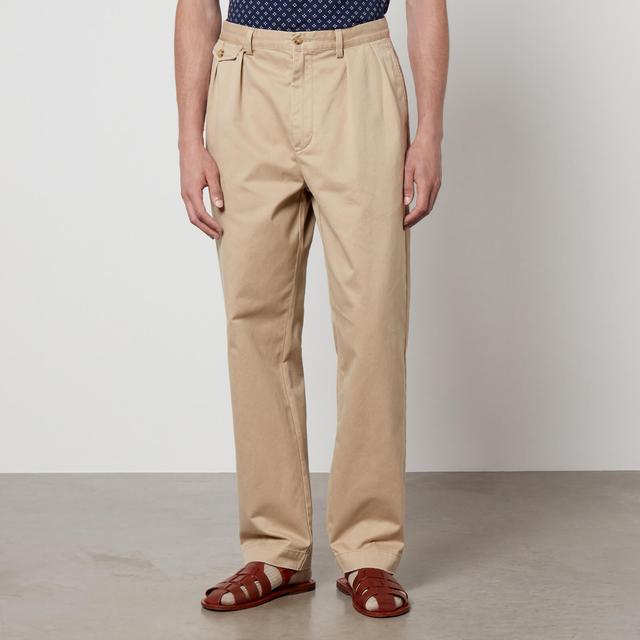 Polo Ralph Lauren Relaxed-Fit Chinohose Whitman mit Falten - Khaki - W34/L32 on Productcaster.