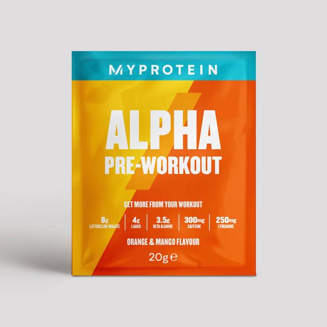 Alpha Pre-Workout - 20g - Orange & Mango on Productcaster.