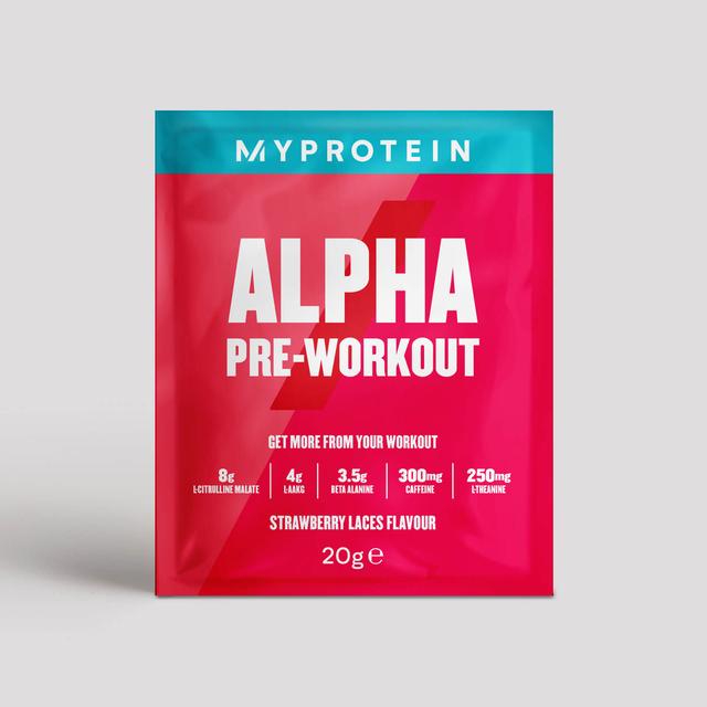 Alpha Pre-Workout - 20g - Strawberry Laces on Productcaster.