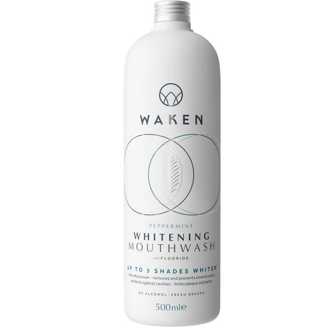 Waken Whitening Mouthwash PepperMint 500ml on Productcaster.