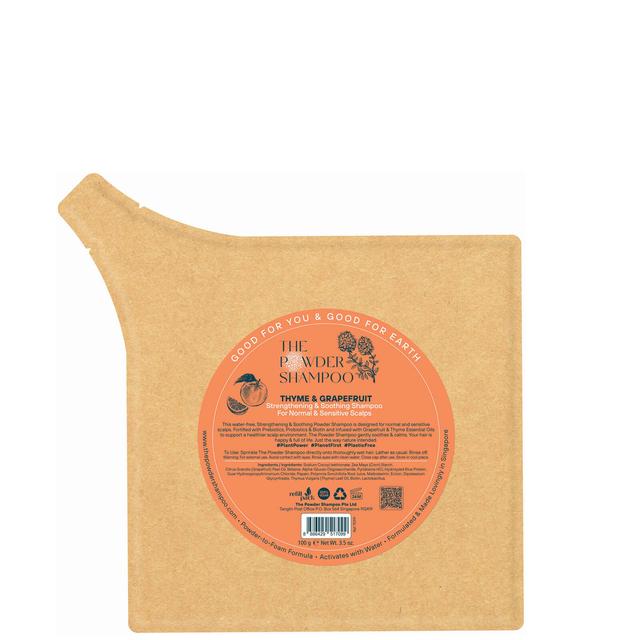 The Powder Shampoo Strengthening & Soothing Shampoo 100g Refill Pack (Thyme & Grapefruit) on Productcaster.