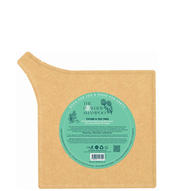 The Powder Shampoo Exfoliating & Balancing Shampoo 100g Refill Pack (Thyme & Tea Tree) on Productcaster.