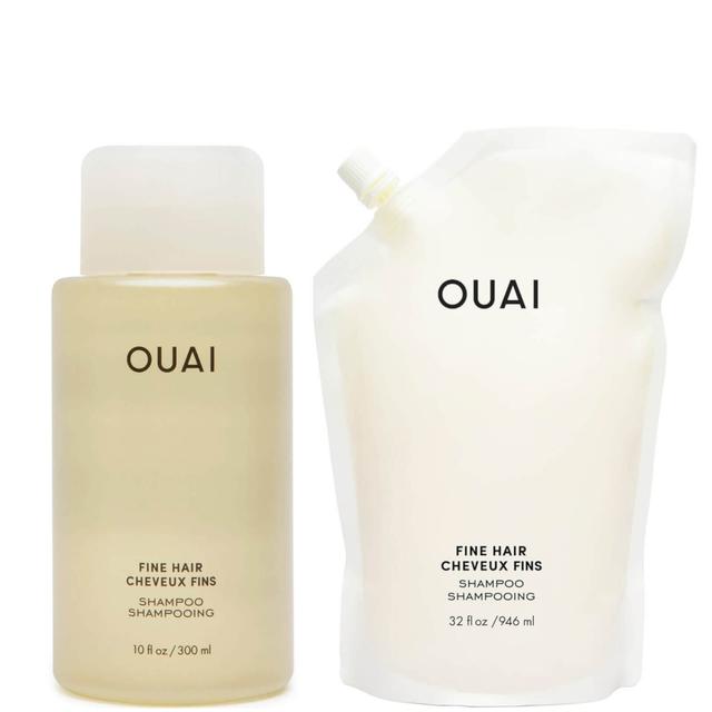 OUAI Fine Shampoo and Refill Bundle on Productcaster.