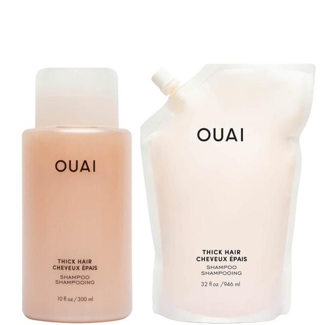 OUAI Thick Shampoo and Refill Bundle on Productcaster.