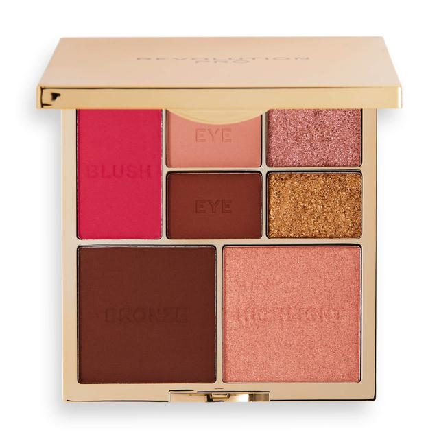 Revolution Pro True Love Eye and Cheek Palette - Medium-Deep on Productcaster.