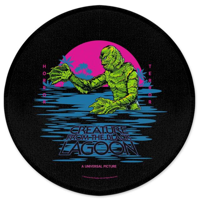 Universal Monsters Creature From The Black Lagoon Round Bath Mat on Productcaster.