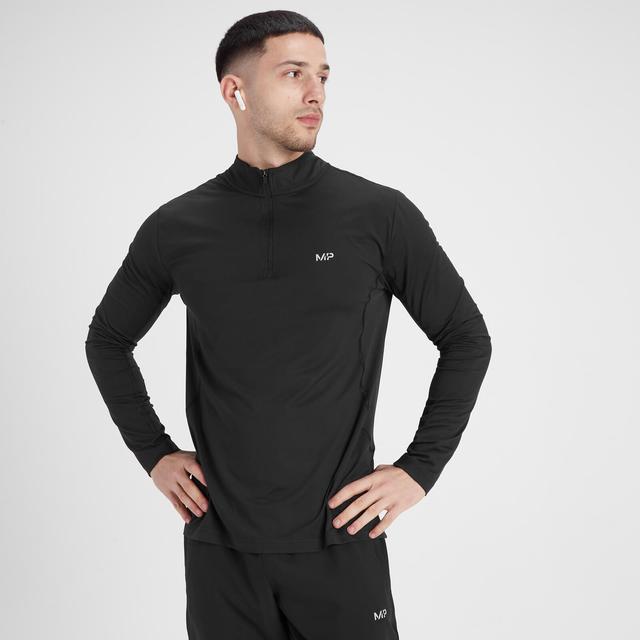 35% Off MP Pánské Velocity 1/4 Zip – Černé - S on Productcaster.