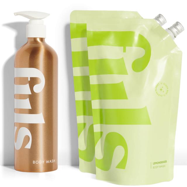 fiils The Lemongrass Body Wash Kit (Various Options) - Copper on Productcaster.