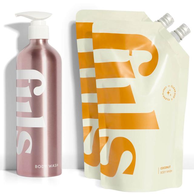 fiils The Coconut Body Wash Kit (Various Options) - Rose Gold on Productcaster.