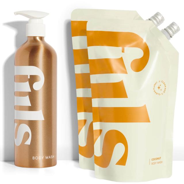 fiils The Coconut Body Wash Kit (Various Options) - Copper on Productcaster.