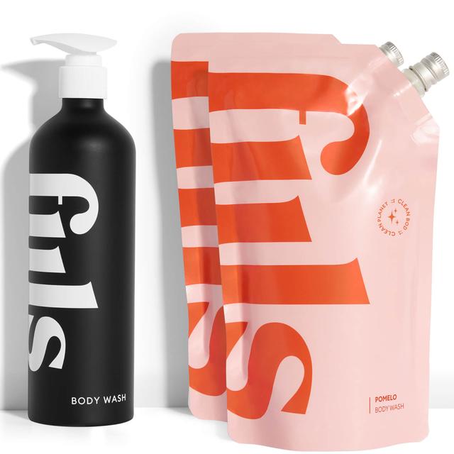 fiils The Pomelo Body Wash Kit (Various Options) - Black on Productcaster.