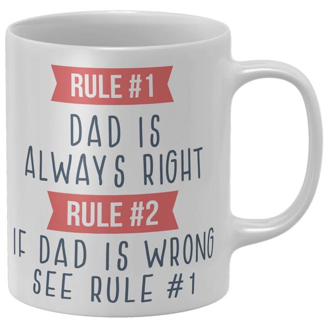 Dad Rules Mug on Productcaster.