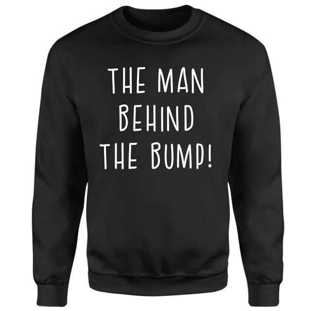 Man Behind The Bump! Sweatshirt - Black - L on Productcaster.