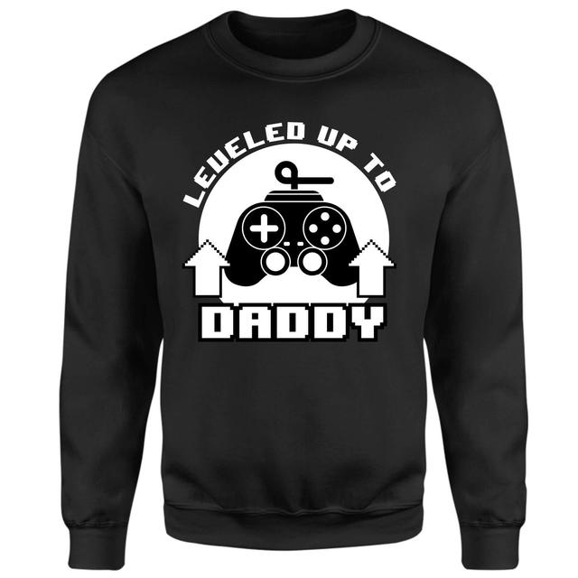 Daddy Level Up Sweatshirt - Black - L on Productcaster.