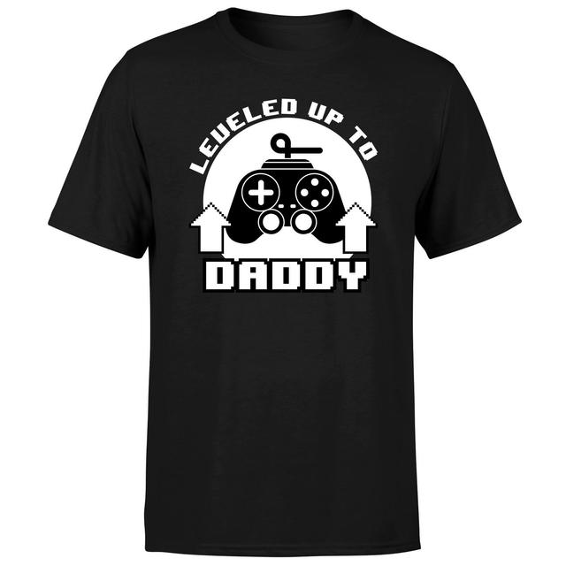 Daddy Level Up Men's T-Shirt - Black - 3XL on Productcaster.