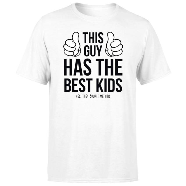 This Guy Has The Best Kids Men's T-Shirt - White - S on Productcaster.