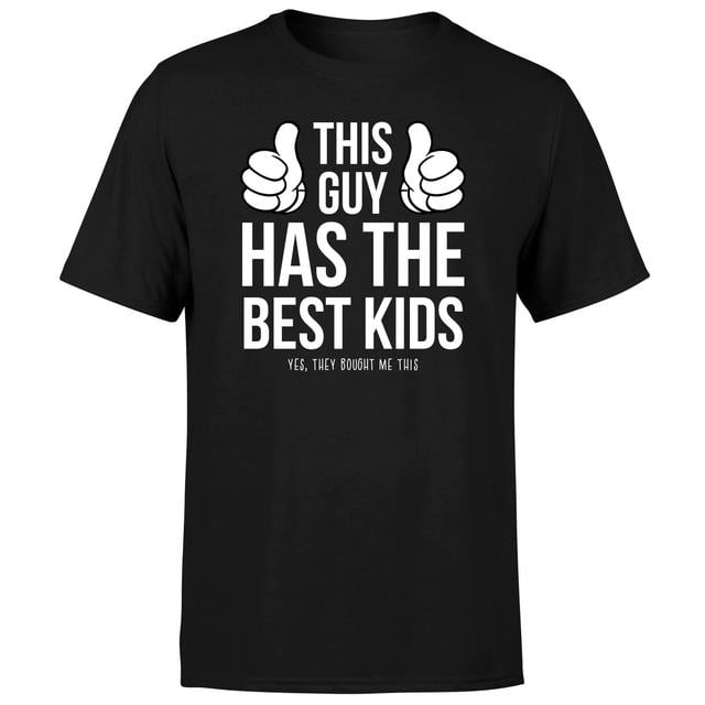 This Guy Has The Best Kids Yes They Brought Me This Men's T-Shirt - Black - 4XL on Productcaster.