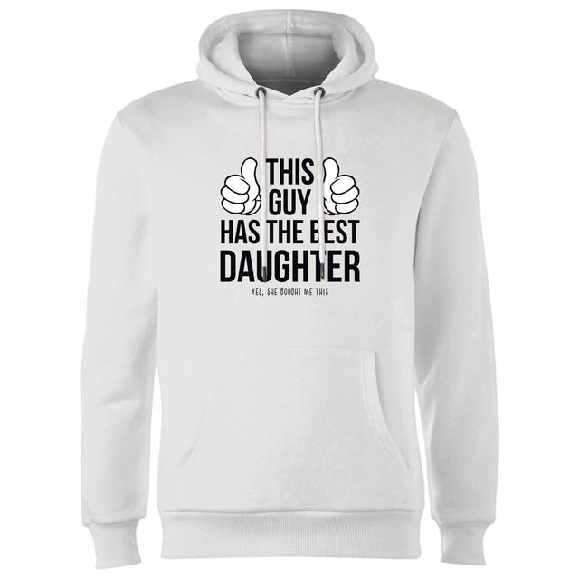 This Guy Has The Best Daughter Hoodie - White - XXL on Productcaster.