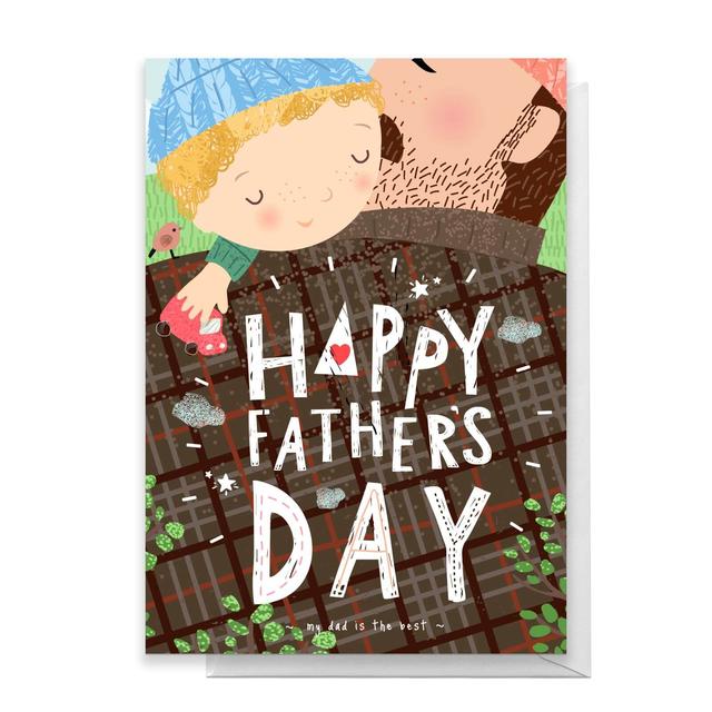 Hipster Dad Greetings Card - Large Card on Productcaster.