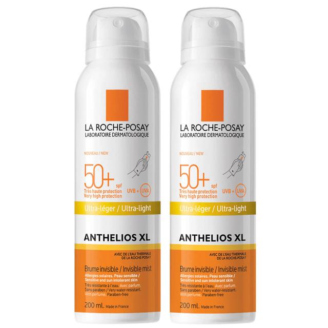 La Roche-Posay Anthelios Ultra-Light SPF50+ Sun Protection Spray 200ml Duo on Productcaster.