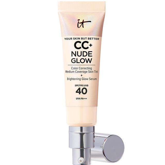 IT Cosmetics CC+ and Nude Glow Lightweight Foundation and Glow Serum with SPF40 32ml (Various Shades) - Fair on Productcaster.