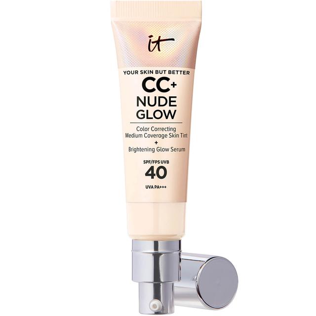 IT Cosmetics CC+ and Nude Glow Lightweight Foundation and Glow Serum with SPF40 32ml (Various Shades) - Fair Ivory on Productcaster.