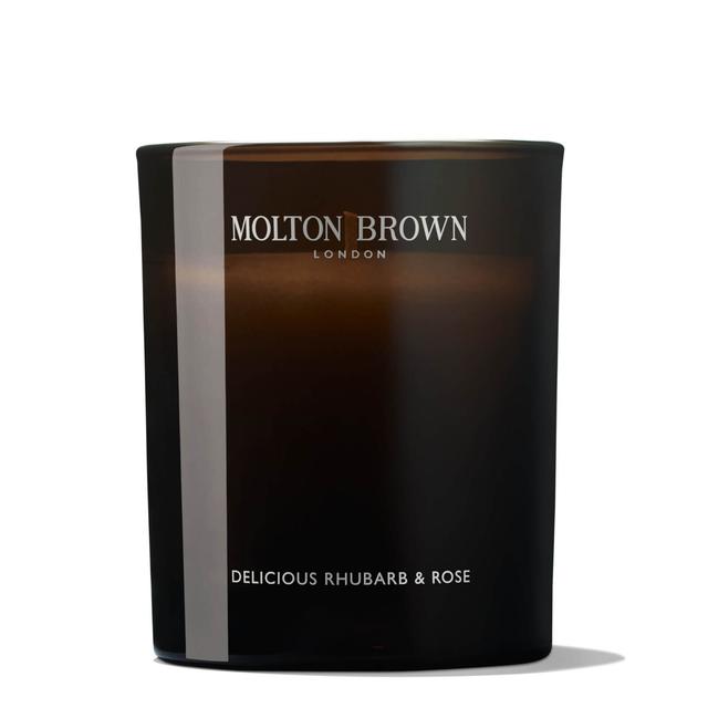 Molton Brown Delicious Rhubarb and Rose Signature Scented Single Wick Candle 190g on Productcaster.