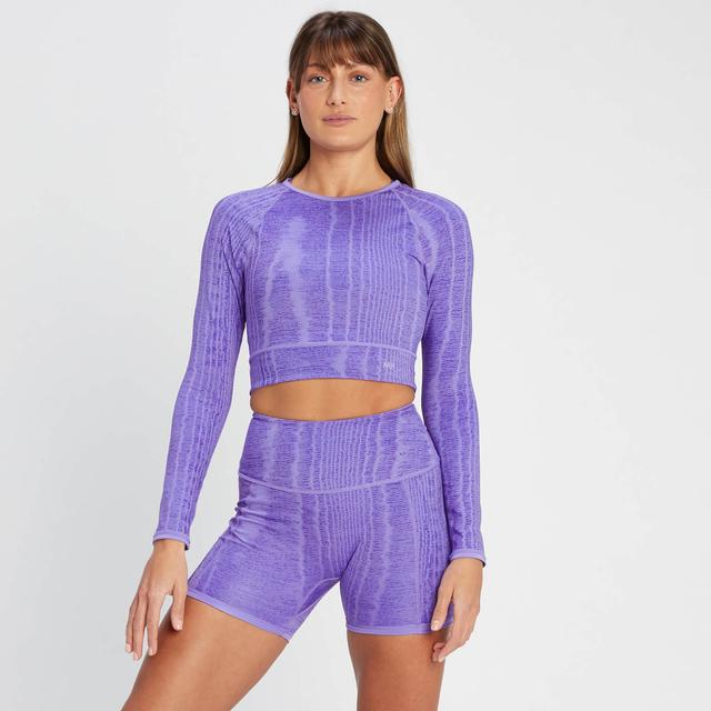 MP Női Tempo Reversible Hosszú Ujjú Crop Top - Lila - XXL on Productcaster.