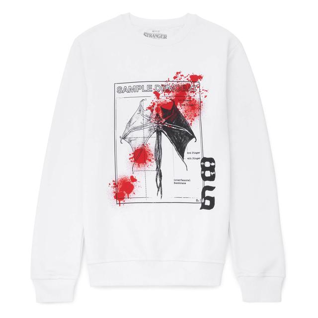 Stranger Things Demobat Jumper - White - XXL on Productcaster.