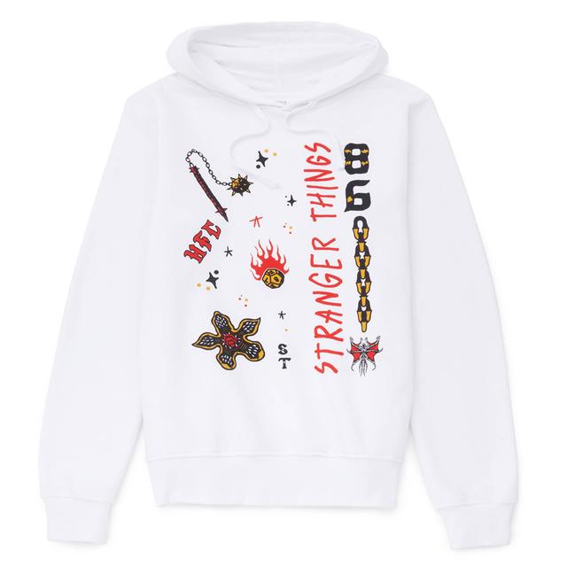 Stranger Things HFC Flash Sudadera con capucha - Blanca - XL on Productcaster.