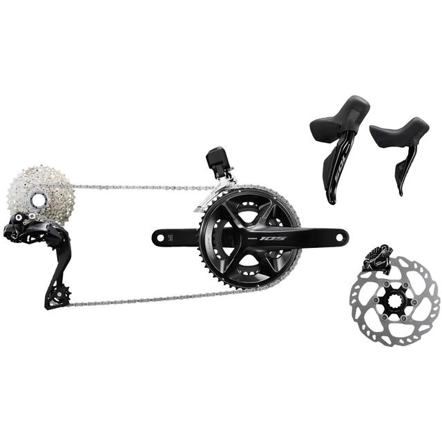 Shimano 105 Di2 Disc 12 Speed Groupset - 170mm on Productcaster.