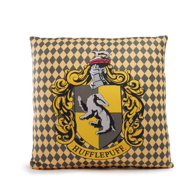 Harry Potter Hufflepuff Square Cushion - 40x40cm - Soft Touch on Productcaster.