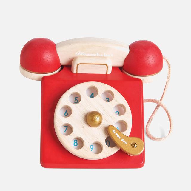 Le Toy Van Honeybake Vintage Phone Red on Productcaster.