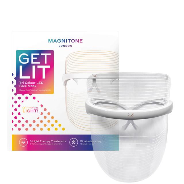 MAGNITONE London Get Lit Tri Colour LED Face Mask on Productcaster.