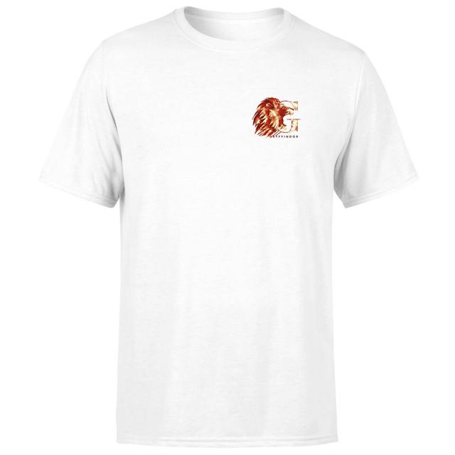 Harry Potter Gryffindor Unisex T-Shirt - White - XL - Weiß on Productcaster.