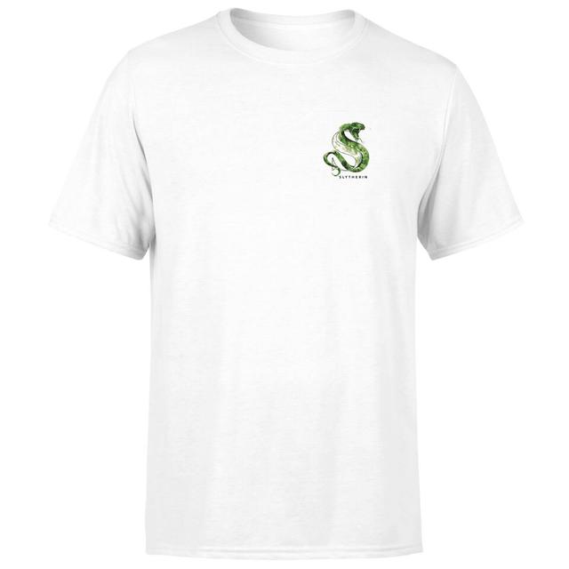 Harry Potter Slytherin Unisex T-Shirt - White - XL - Bianco on Productcaster.