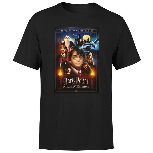 Harry Potter Philosopher's Stone Unisex T-Shirt - Black - 4XL - Black on Productcaster.