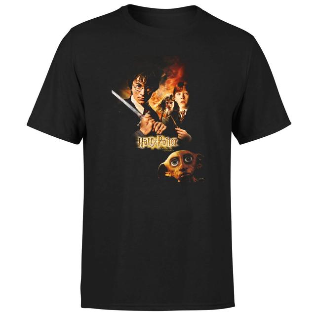 Harry Potter Chamber Of Secrets Unisex T-Shirt - Black - XL - Black on Productcaster.