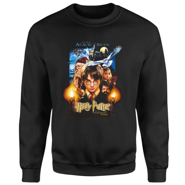 Harry Potter The Sorcerer's Stone Sweatshirt - Black - XXL - Black on Productcaster.