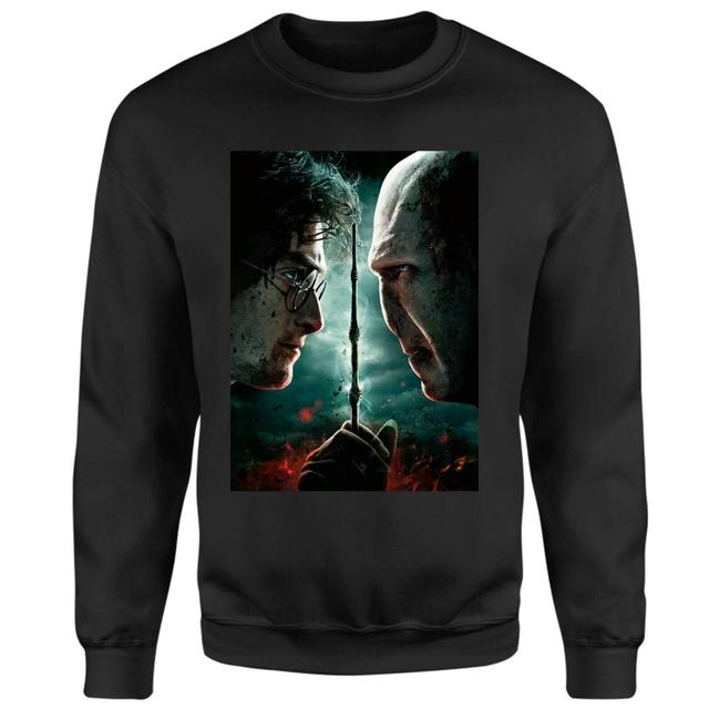 Harry Potter Deathly Hallows - Part 2 Sweatshirt - Black - M - Black on Productcaster.