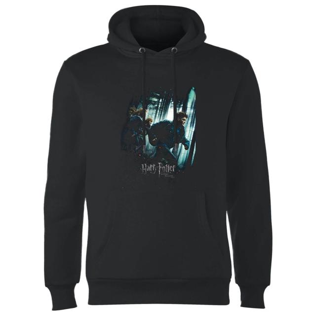 Harry Potter Deathly Hallows Part 1 Hoodie - Black - XXL - Schwarz on Productcaster.