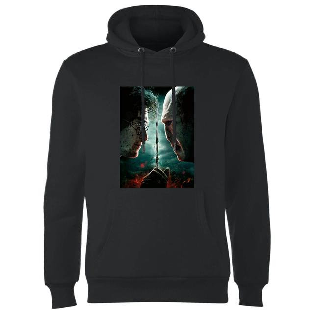 Harry Potter Deathly Hallows - Part 2 Hoodie - Black - M - Negro on Productcaster.