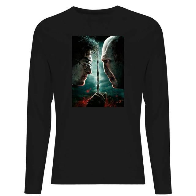 Harry Potter Deathly Hallows - Part 2 Unisex Long Sleeve T-Shirt - Black - XL - Black on Productcaster.