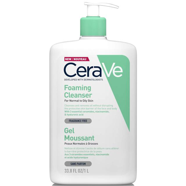 CeraVe Foaming Cleanser with Niacinamide for Normal to Oily Skin 1000ml on Productcaster.