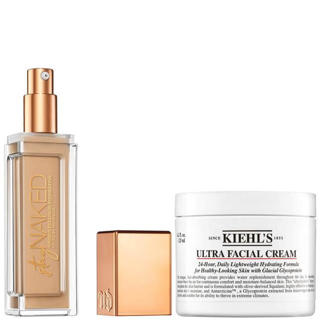 Urban Decay Stay Naked Foundation x Kiehl's Ultra Facial Cream 50 ml Bundle (verschiedene Farbtöne) - 30WY on Productcaster.