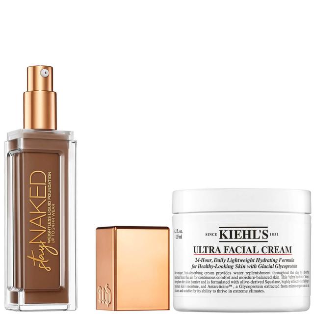 Urban Decay Stay Naked Foundation x Kiehl's Ultra Facial Cream 50ml Bundle (Various Shades) - 80WY on Productcaster.